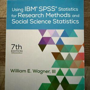 NEW USING IBM SPSS STATISTICS FOR RESEARCH METHODS AND SOCIAL SCIENCE STATISTICS